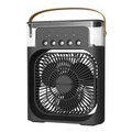 Portable Air Cooler Fan with 7-Color LED Light | USB Rechargeable Mini AC for Home & Office