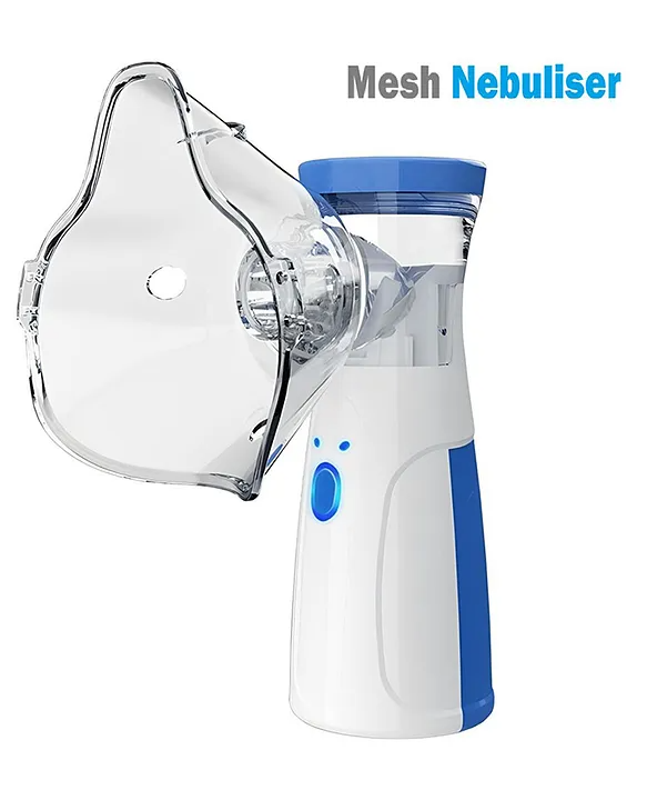Portable Mesh Nebulizer – Silent Ultrasonic Inhaler for Adults & Kids | Type-C Rechargeable